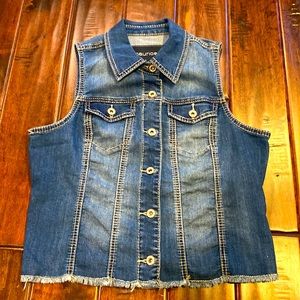 Womens denim vest